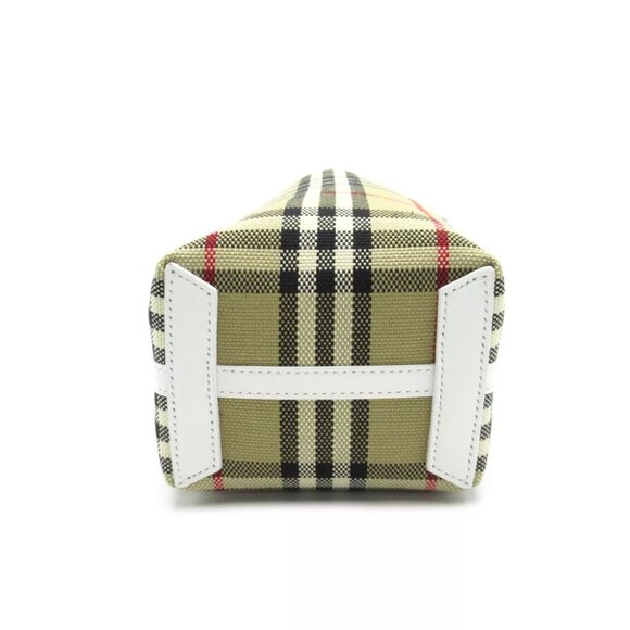 BURBERRY mini london 2way Shoulder crossbody Bag canvas leather Beige - Picture 5 of 7